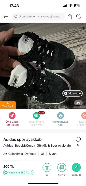 Adidas Adidas spor ayakkabı