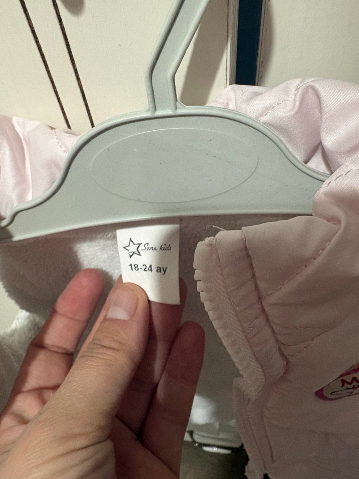 Kız Çocuk Pastel Renkli Fermuarlı Yelek - Görsel 2