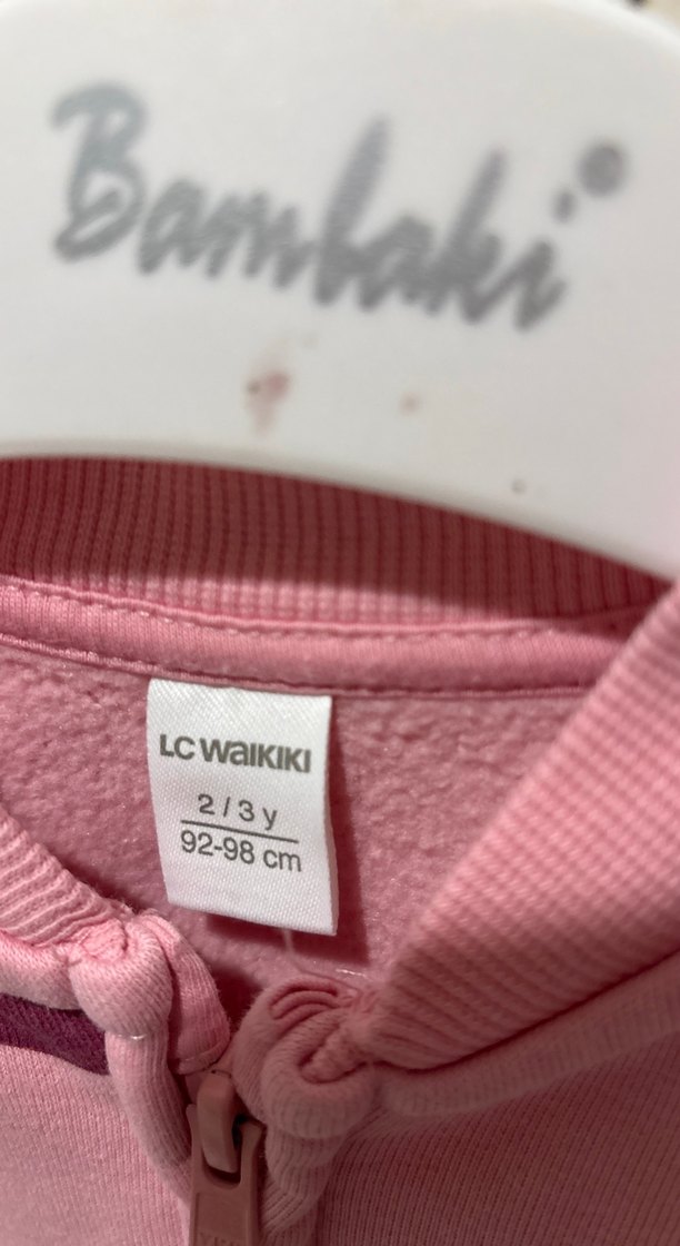 Kız Çocuk Pembe Fırfırlı Yelek - Görsel 2