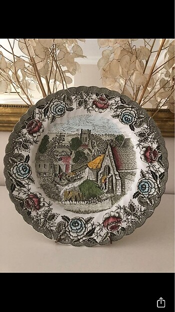 English Country Dekoratif Tabak 23cm