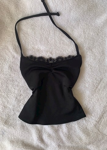 Dantelli Siyah Straplez Gotik Büstiyer - Görsel 2