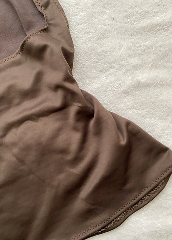 Kahverengi Basic Kadın Atlet - Görsel 3