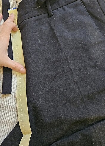 l Beden siyah Renk Mango kumaş pantolon