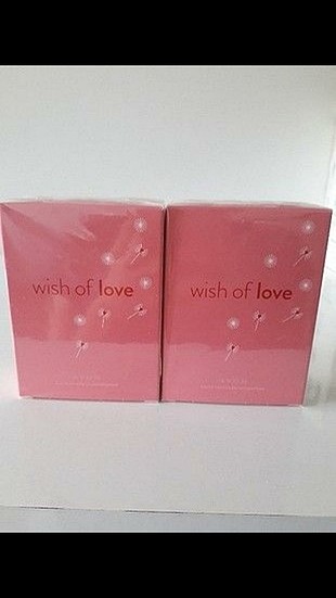 2 adet wish of love 50 ml EDT parfüm