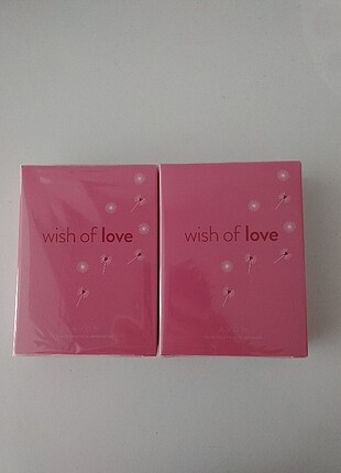 2 adet avon wish of love 50 ml kadın parfümü