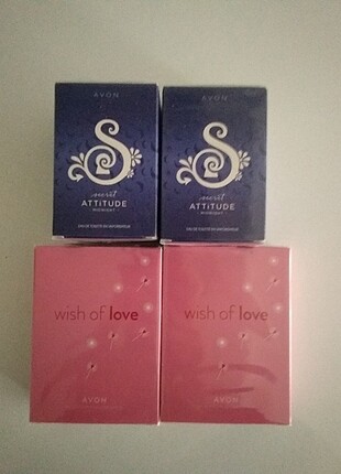 Avon Wish Of Love ve Attitude midnight