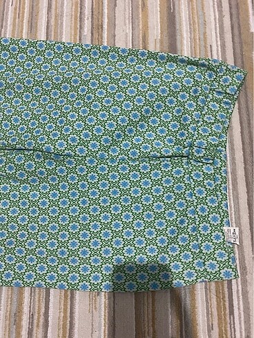 Koton Koton desenli yeşil pantolon