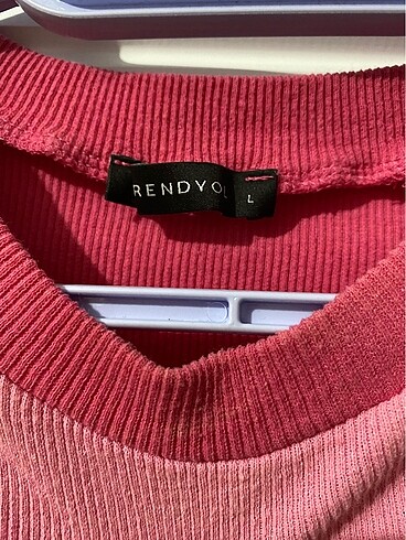 l Beden Pencere detaylı crop bluz pembe