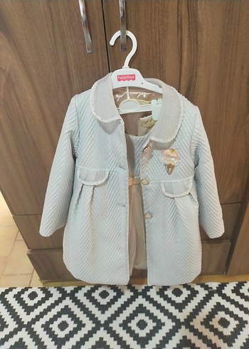 Kız Çocuk Beyaz Fırfırlı Elbise - Görsel 5