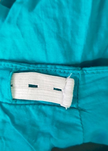 Nakışlı Fırfırlı Turkuaz Kız Eteği - Görsel 5