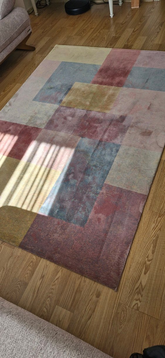 Pastel Renkli Modern Çok Renkli Halı - Görsel 2