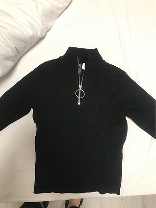 H&M boğazlı triko