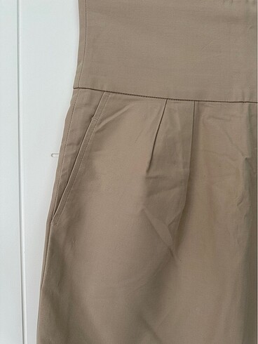 Zara Zara bej gabardin etek