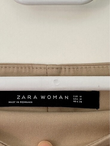m Beden Zara bej gabardin etek