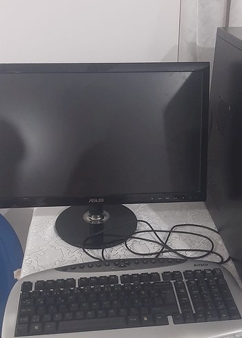 Asus Gri Masaüstü Bilgisayar Seti