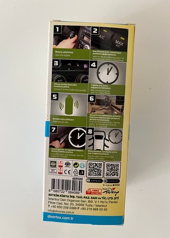 Divortex Limonlu Klima Koku Giderici 150 ml - Görsel 3