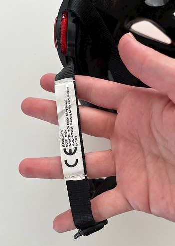 Kırmızı Biker Motosiklet Kaskı Velcro Bantlı - Görsel 4