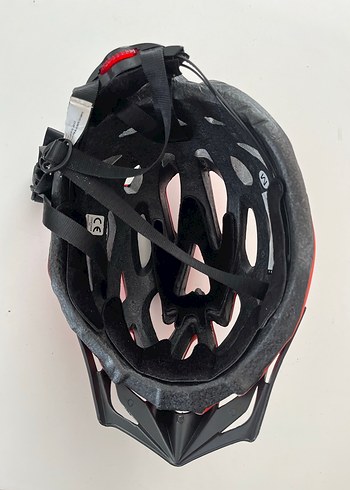 Kırmızı Biker Motosiklet Kaskı Velcro Bantlı - Görsel 5