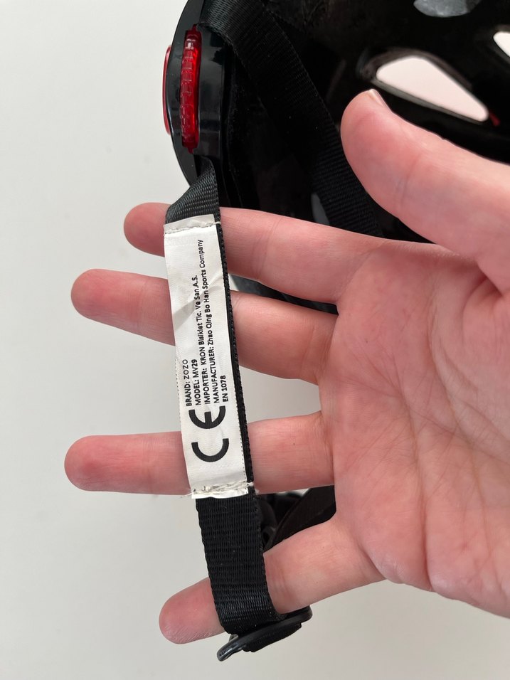 Kırmızı Biker Motosiklet Kaskı Velcro Bantlı - Görsel 4