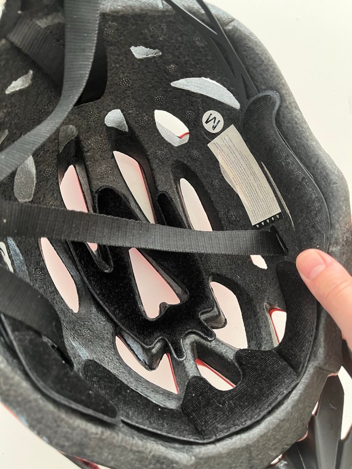 Kırmızı Biker Motosiklet Kaskı Velcro Bantlı - Görsel 3