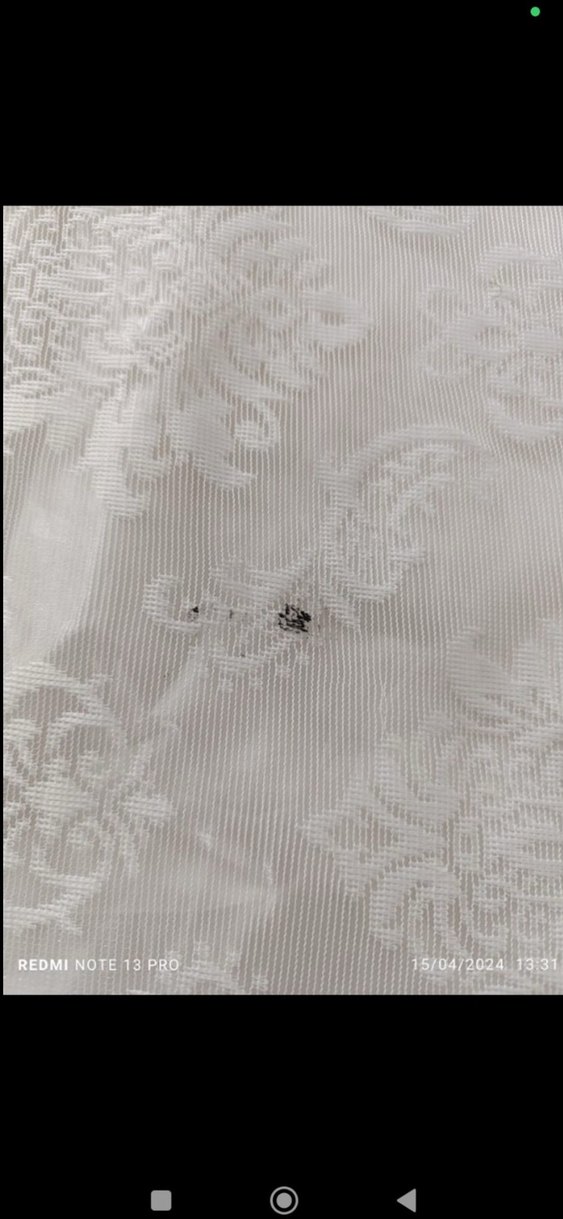 Nakışlı Beyaz Yatak Örtüsü - Görsel 3