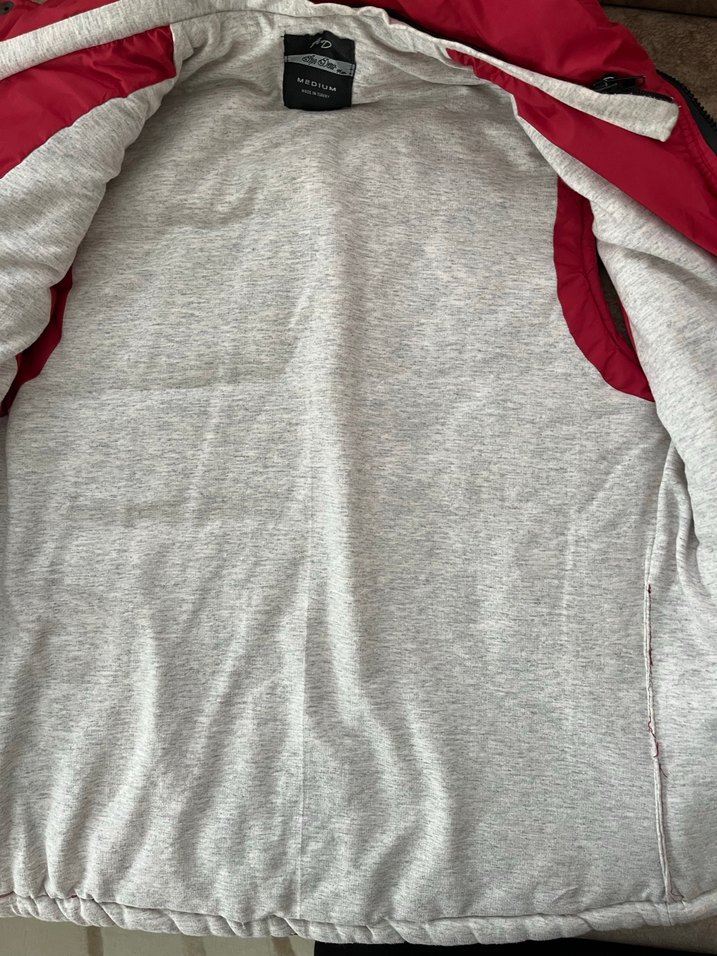 Kemer Detaylı Kırmızı Kadın Şişme Yelek - Görsel 5