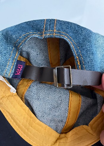 Diğer Pul İşlemeli Mavi Denim Kadın Şapka