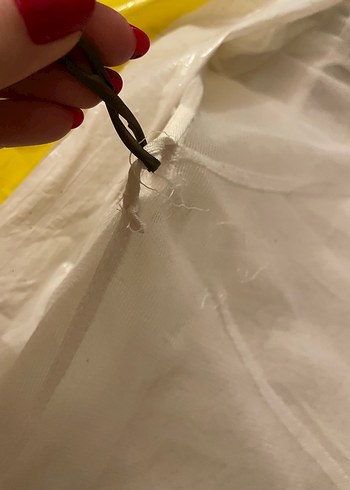 Beyaz sineklik yatak üstü - Görsel 3