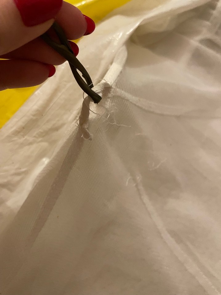 Beyaz sineklik yatak üstü - Görsel 3