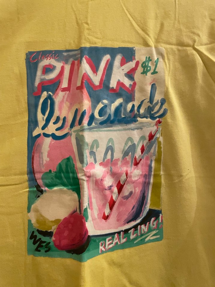 Sarı Baskılı Kız Tişörtü - Zara - Görsel 2