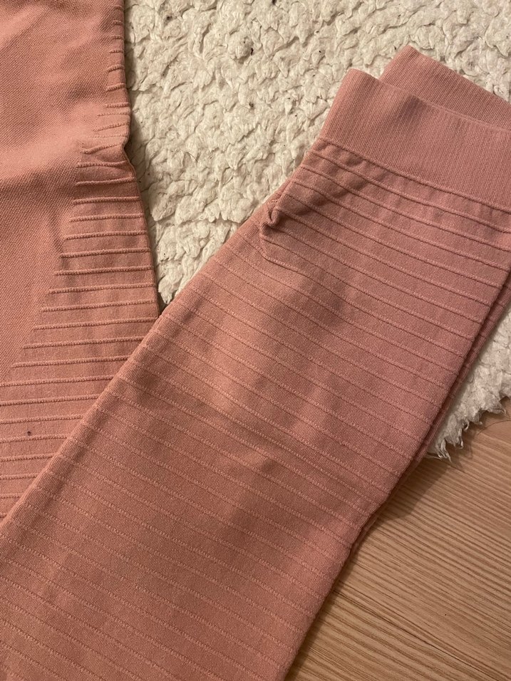 Bej Midi Kadın Spor Tayt - Görsel 2