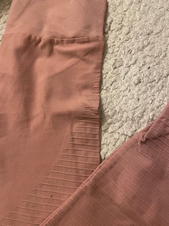 Bej Midi Kadın Spor Tayt - Görsel 3