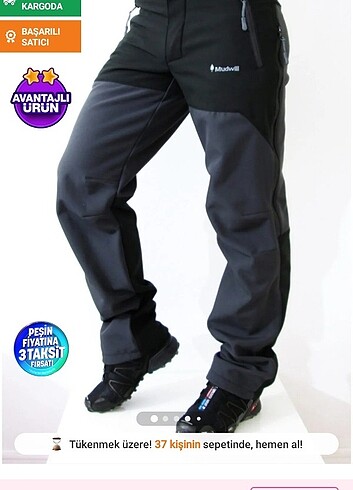 Mudwill Shoftshell Polarlı Pantolon