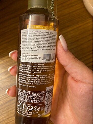 Yves Rocher YVES ROCHER MAKYAJ TEMİZLEME YAĞI