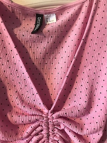 s Beden pembe Renk H&M pembe elbise