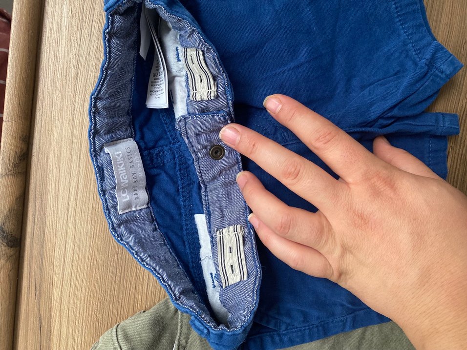 Erkek Çocuk Düğmeli Denim Şort - Görsel 2