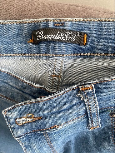 xl Beden mavi Renk Banderas and oil marka jean