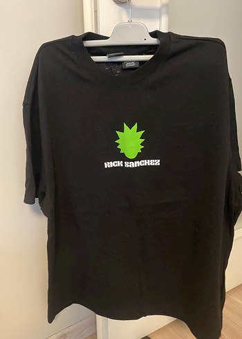Siyah Rock Punk Baskılı Erkek Tişört