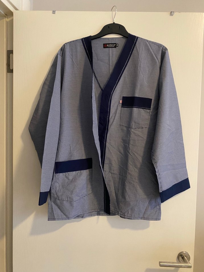 Lacivert Uzun Kollu erkek Sabahlığı - Görsel 5