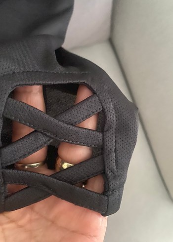 Siyah Midi Spor kiz cocuk Tayt - Görsel 4