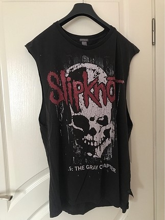 Slipknot kolları kesik tshirt