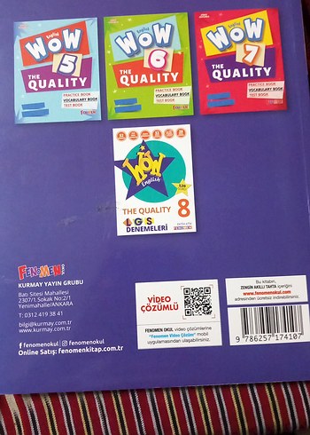 8.SINIF WOW ENGLİSH THE QUALİTY PRACTİCE BOOK TEST BOOK - Görsel 3