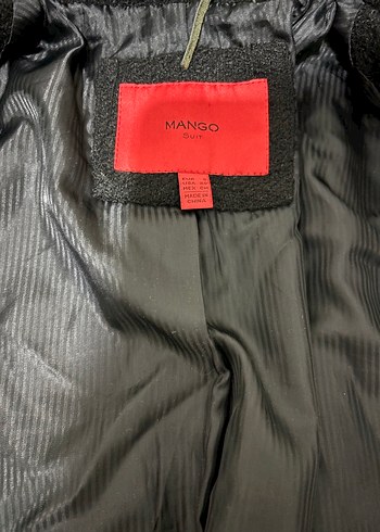 Siyah Çift Düğmeli Kaban - Görsel 3