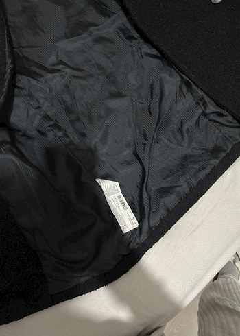 Siyah Çift Düğmeli Kaban - Görsel 2