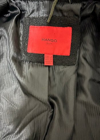 Siyah Çift Düğmeli Kaban - Görsel 4