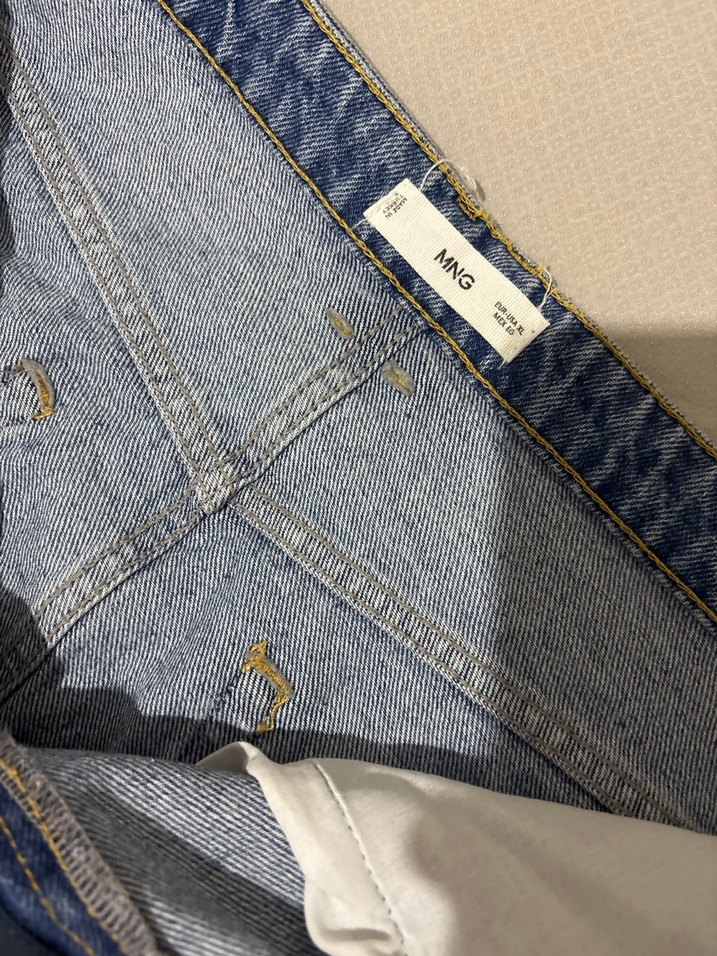 Kadın Mavi Denim Midi Etek - Görsel 2