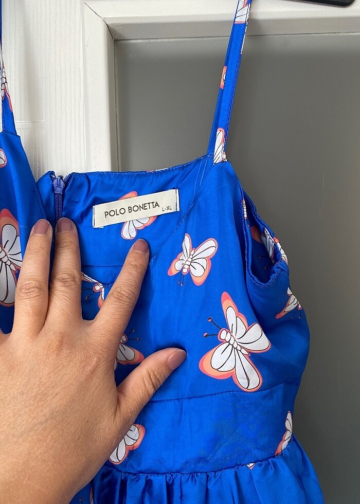 Kelebekli elbise - Görsel 2