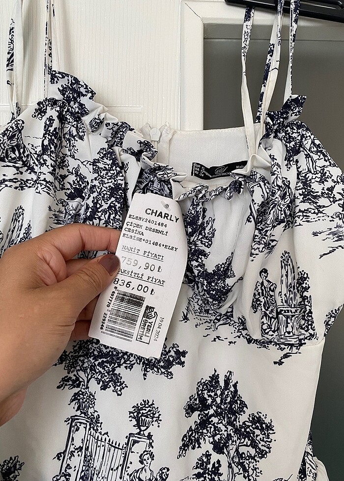 Askılı elbise - Görsel 3