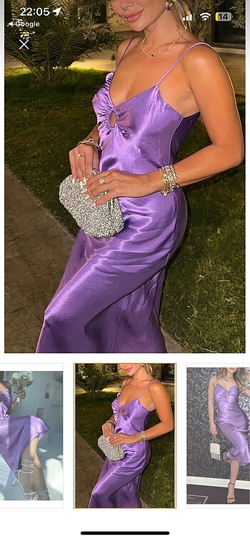 Mor saten elbşse