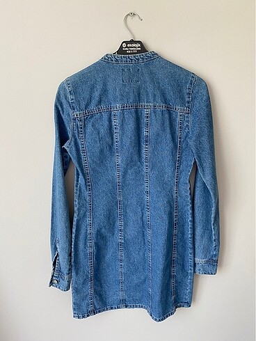 Pull and Bear pull and bear kot elbise denim